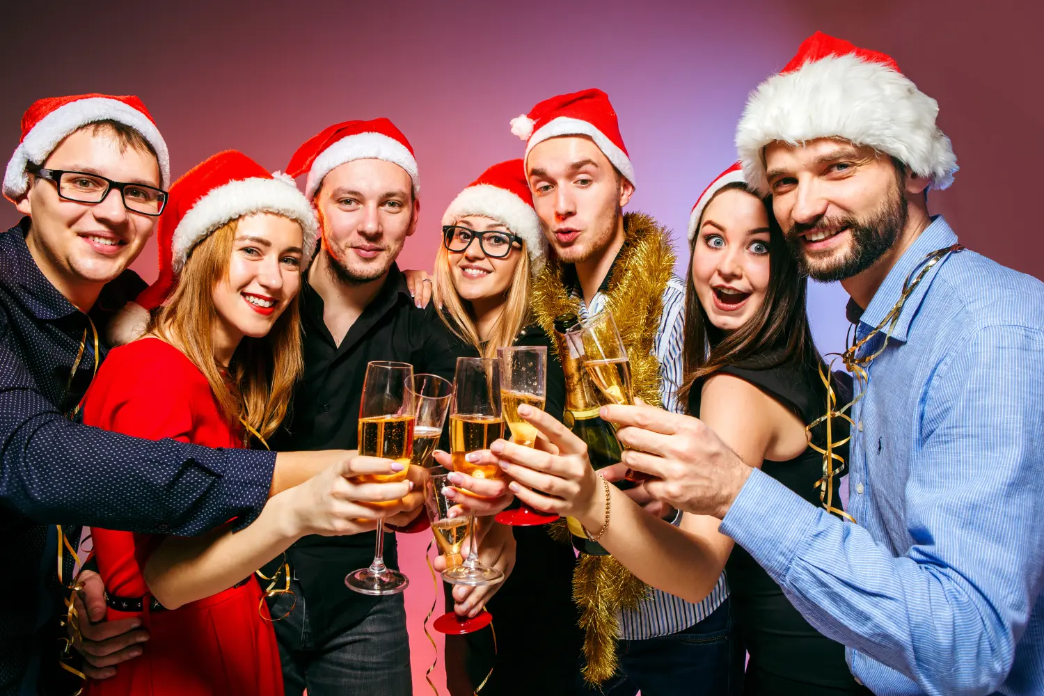 Weihnachtsfeier Gruppe von Menschen von Zeitzauber Fotobox Bergkamen
