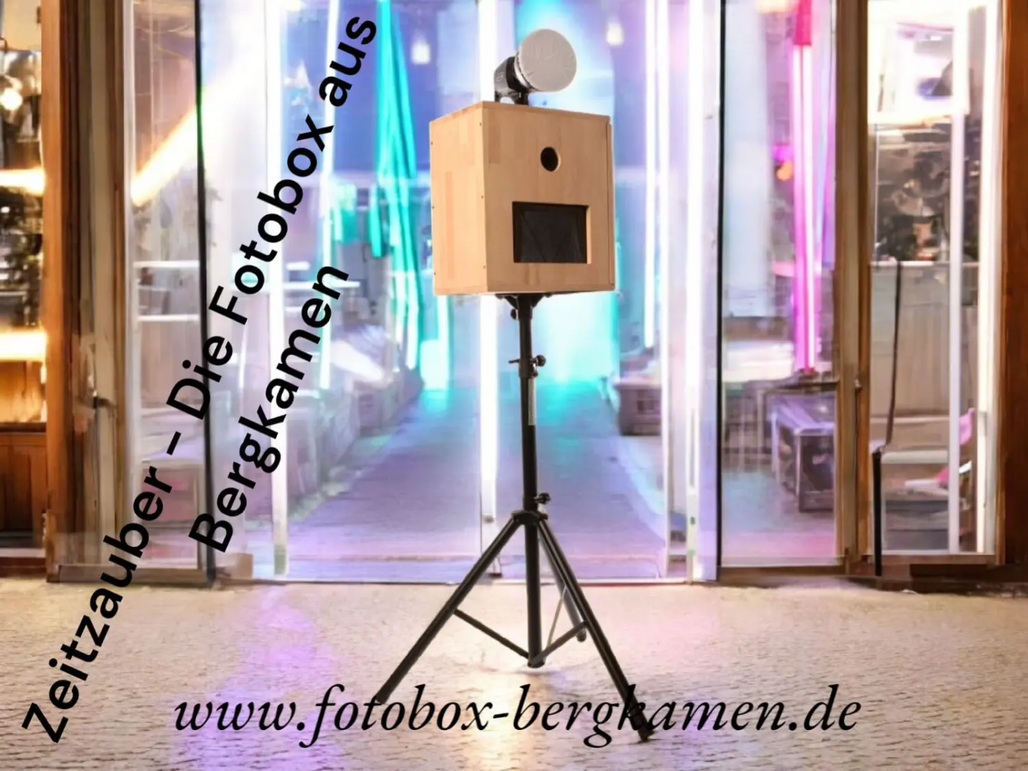 Holz Fotobox von Zeitzauber Fotobox Bergkamen 